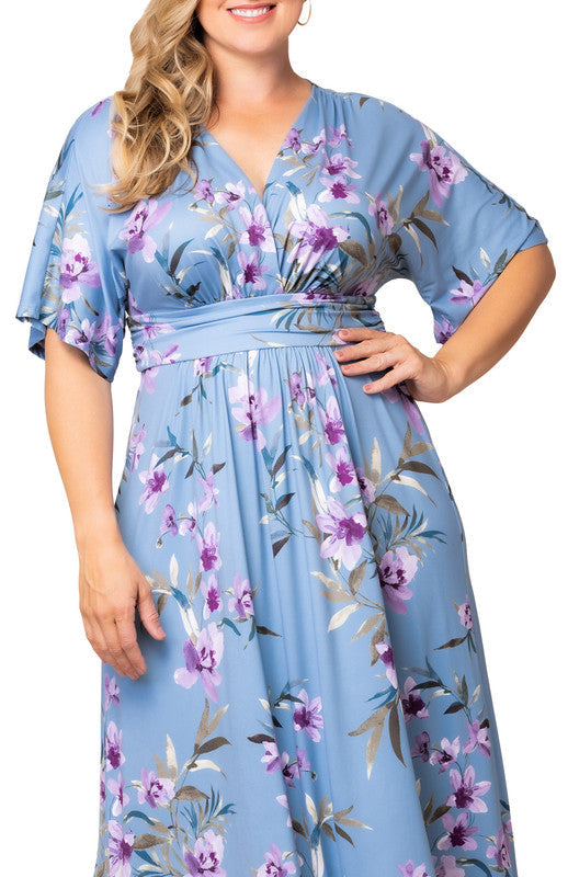 Vienna Maxi Dress - Dreamy Blue - Plus
