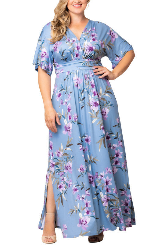 Vienna Maxi Dress - Dreamy Blue - Plus